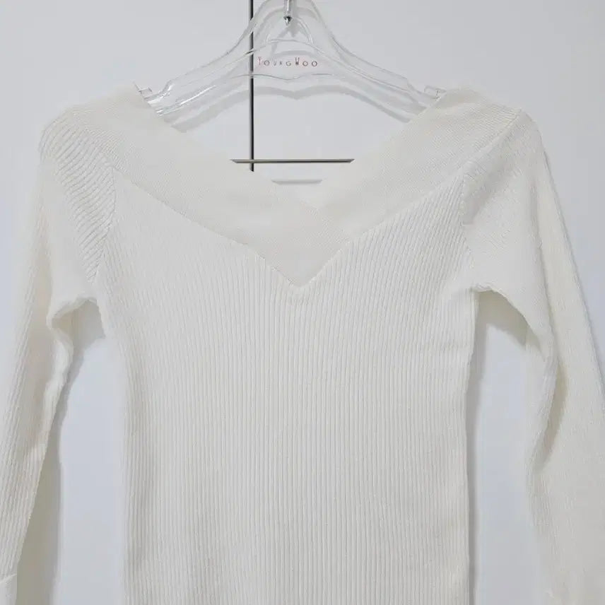 [BUNJANG] White Frill Knit Set / 화이트 컬러 프릴 니트 3종 전부