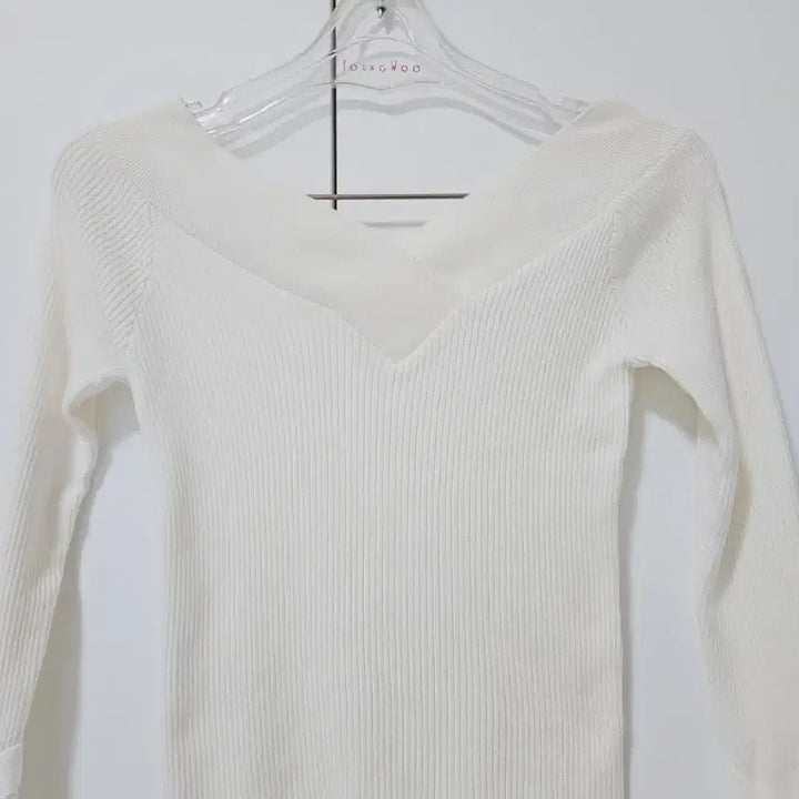[BUNJANG] White Frill Knit Set / 화이트 컬러 프릴 니트 3종 전부