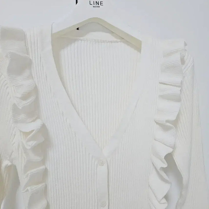 [BUNJANG] White Frill Knit Set / 화이트 컬러 프릴 니트 3종 전부