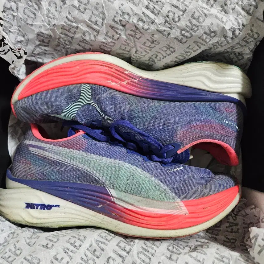 [BUNJANG] Puma Deviate Nitro Elite 3 Running Shoes / 푸마 디비에이트나이트로엘리트3 270mm