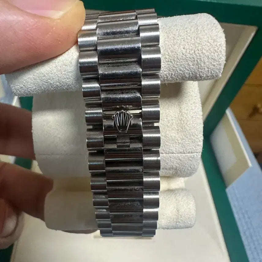 [BUNJANG] Rolex Day-Date Silver Watch / 롤렉스 데이데이트