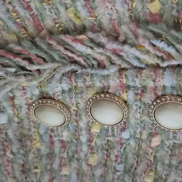 [BUNJANG] Tutom Pearl Tweed Jacket / (새상품) 토톰 진주단추 펄 트위드자켓 하객룩 55