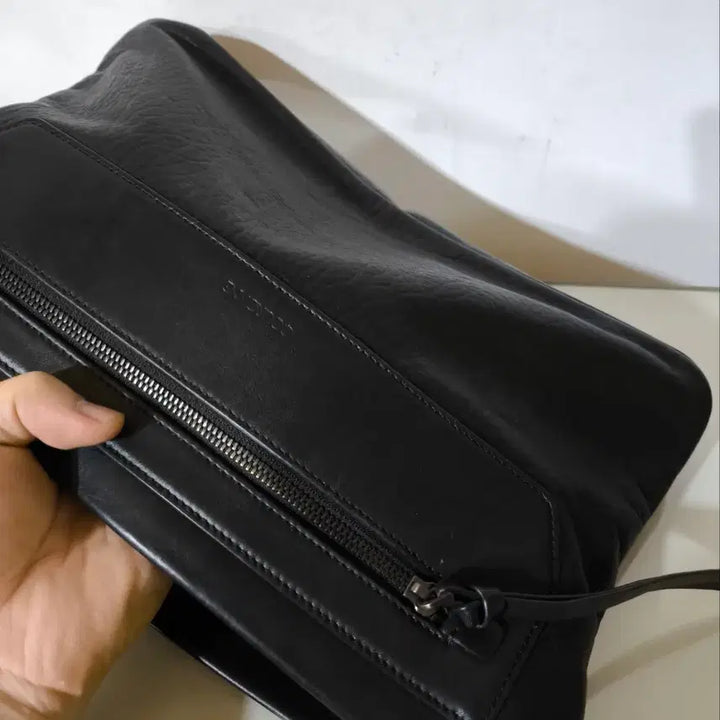 [BUNJANG] Couronne Natural Leather Clutch Bag / 쿠론 천연가죽 클러치백