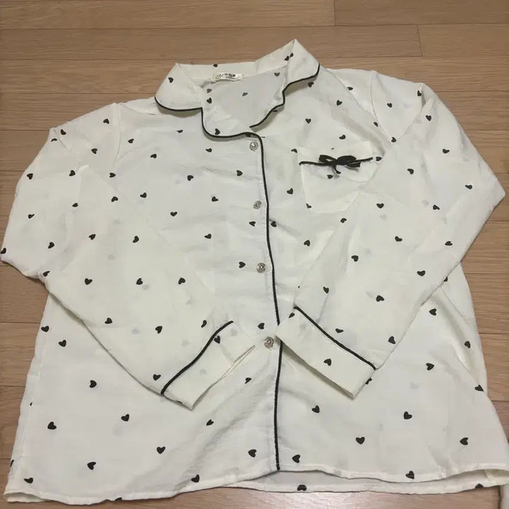 [BUNJANG] Heart Pattern Pajama Set / 하트 파자마 세트