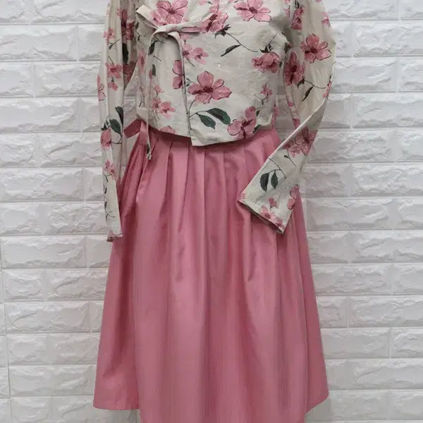 [BUNJANG] 32-Count Cotton Two-Piece Hanbok Set / 32 면 개량한복 투피스 여55-66 키150-160 /창고갤러리