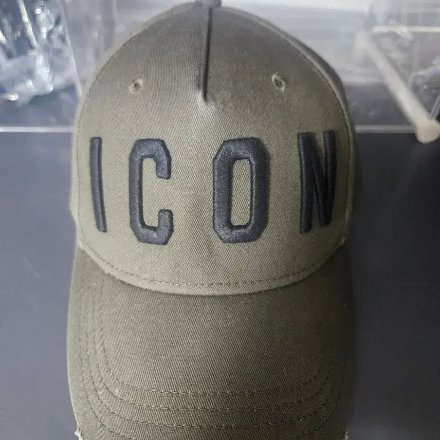 [BUNJANG] Dsquared2 ICON Ball Cap Hat / [정품] 디스퀘어드2 볼캡 모자 ICON 카키