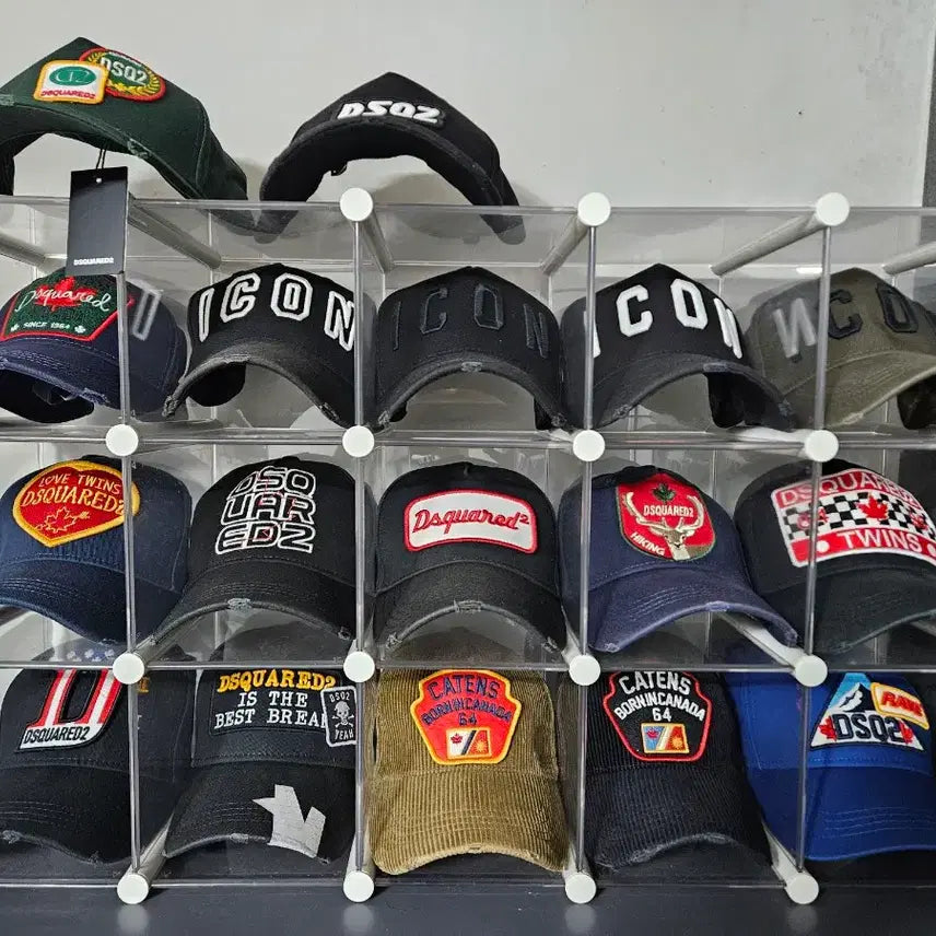 [BUNJANG] Dsquared2 ICON Ball Cap Hat / [정품] 디스퀘어드2 볼캡 모자 ICON 카키