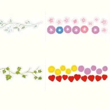 [BUNJANG] Dear Town Vine Kiss-cut Thing 2 Types / 디어타운 덩쿨 키스컷띵 2종