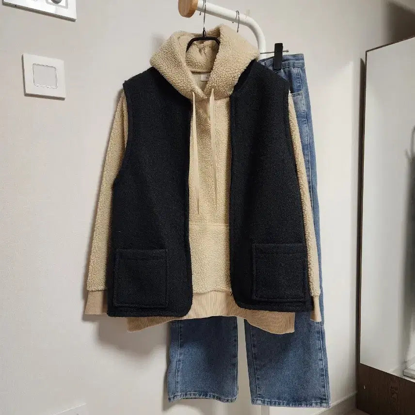 [BUNJANG] Chatelaine Boucle Vest / 샤트렌 부클 뽀글이 조끼 베스트