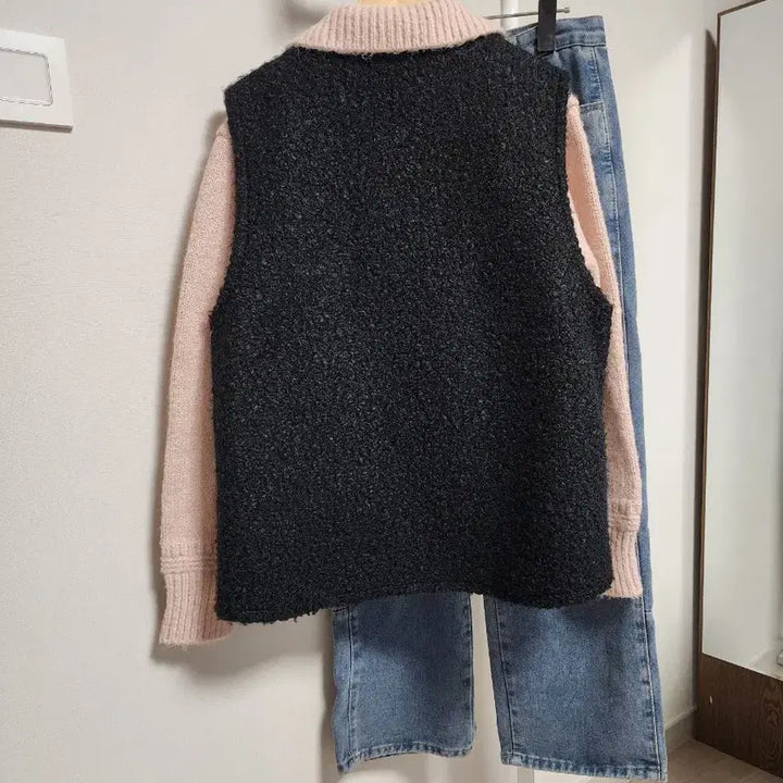[BUNJANG] Chatelaine Boucle Vest / 샤트렌 부클 뽀글이 조끼 베스트