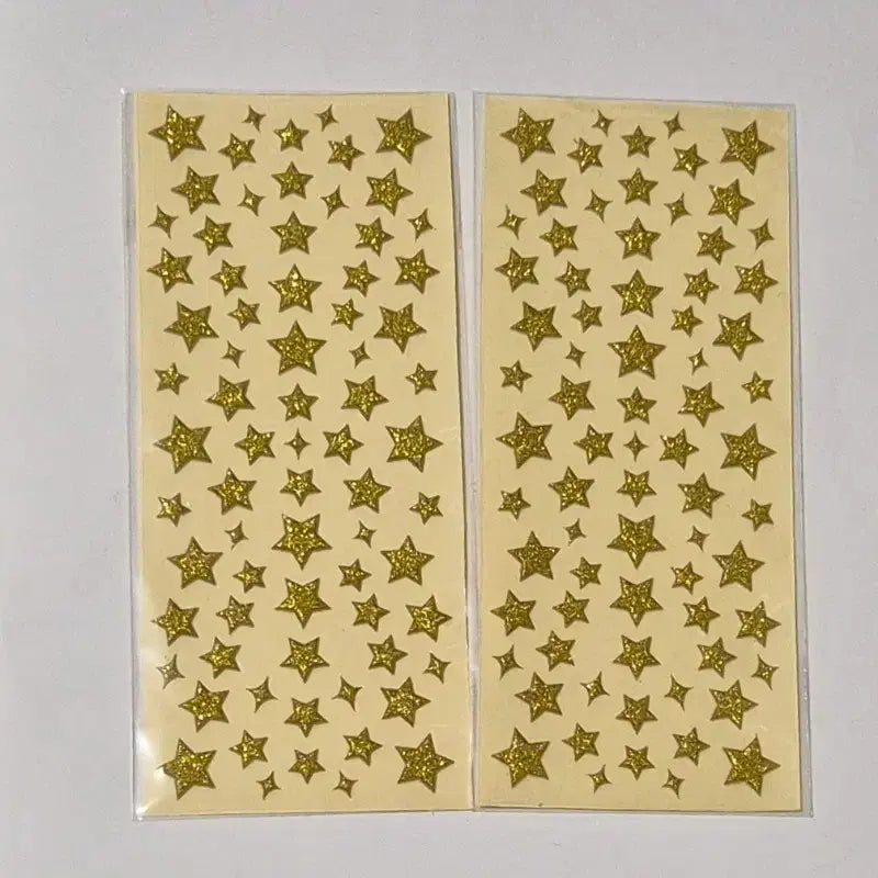 [BUNJANG] Glittering Star Stickers / 고전문구 반짝 별 스티커