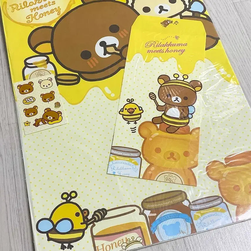 [BUNJANG] Rilakkuma Large Letter Set / [고전문구] 2012년 리락쿠마 대형 편지지 세트 왕편선지