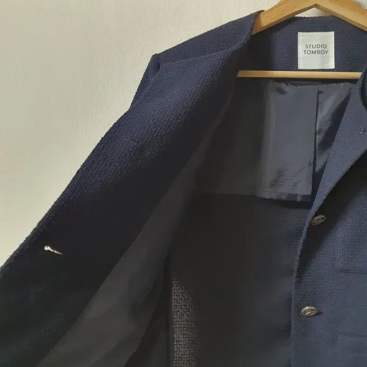 [BUNJANG] Studio Tomboy Tweed Half Sleeve Jacket (Size 55) / 스튜디오톰보이 하프슬리브 트위드 자켓 55사이즈 정품