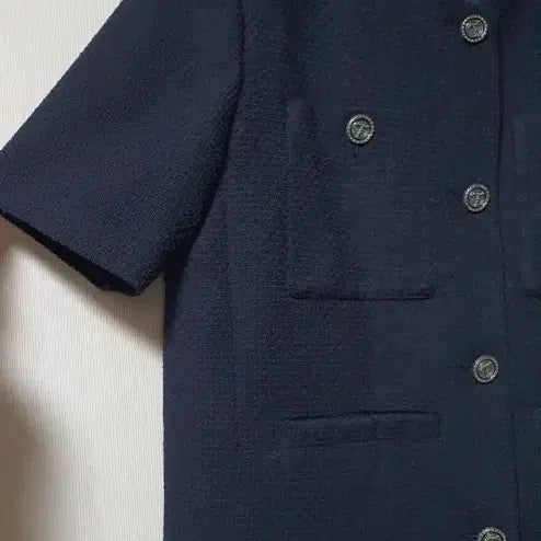 [BUNJANG] Studio Tomboy Tweed Half Sleeve Jacket (Size 55) / 스튜디오톰보이 하프슬리브 트위드 자켓 55사이즈 정품