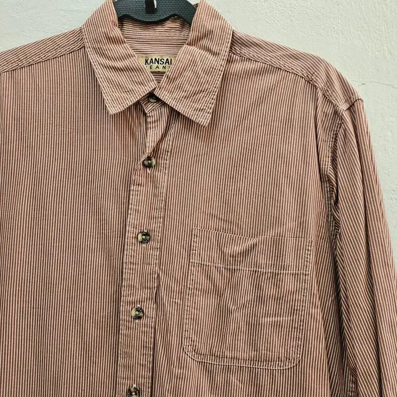 [BUNJANG] KANSAI JEANS JAPAN Cotton Shirt / KANSAI JEANS JAPAN 셔츠 남 100 J3304