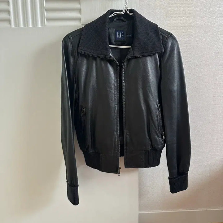 [BUNJANG] Gap Leather Jacket - Vintage / 빈티지 갭 레더 와투케자켓 shop502 큐빈티지 와이즈걸 릿킴 블랙업