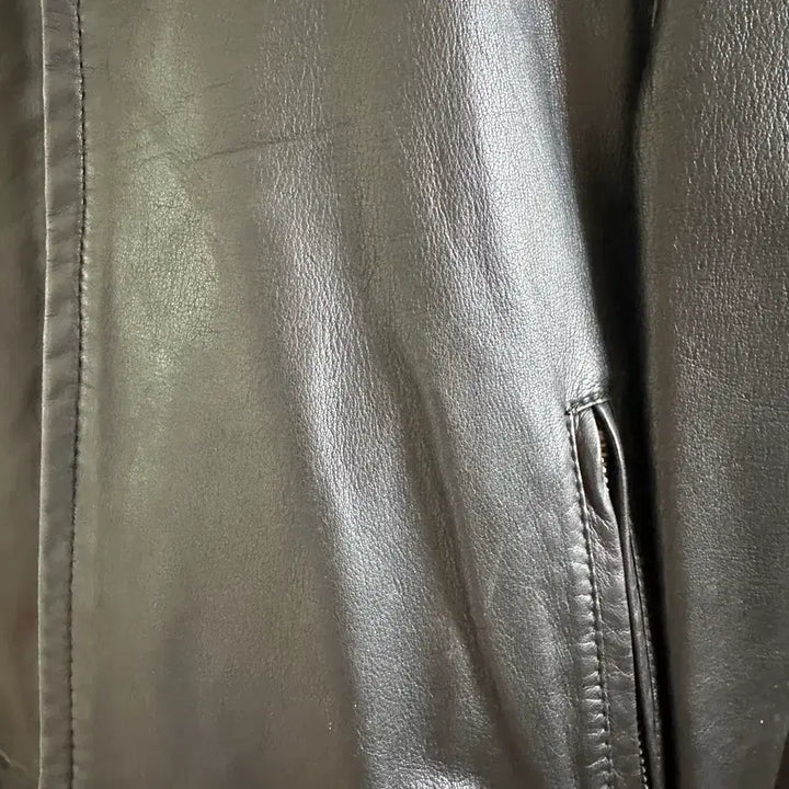 [BUNJANG] Gap Leather Jacket - Vintage / 빈티지 갭 레더 와투케자켓 shop502 큐빈티지 와이즈걸 릿킴 블랙업