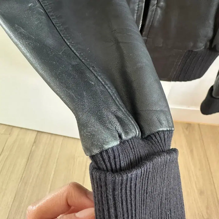 [BUNJANG] Gap Leather Jacket - Vintage / 빈티지 갭 레더 와투케자켓 shop502 큐빈티지 와이즈걸 릿킴 블랙업