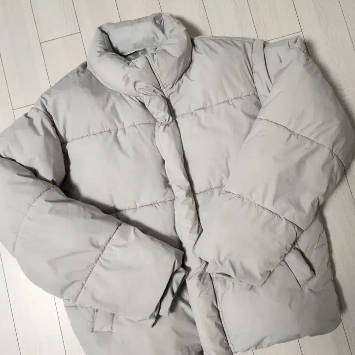[BUNJANG] SPAO Unisex Grey Puffer Short Padding Size M / 스파오 남녀공용 그레이 푸퍼 숏패딩 사이즈95m여러 중고사이트에도 같