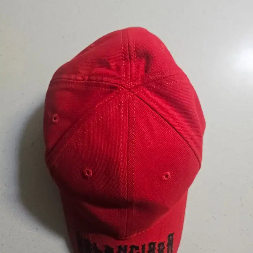 [BUNJANG] Balenciaga Red Logo Ball Cap / 발렌시아가 레드 로고 볼캡 모자