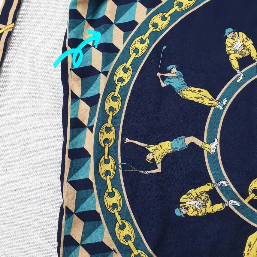 [BUNJANG] Lacoste Patterned Shirt Dress (Women's 90-95) / 라코스테 패턴 셔츠 원피스 여성90~95