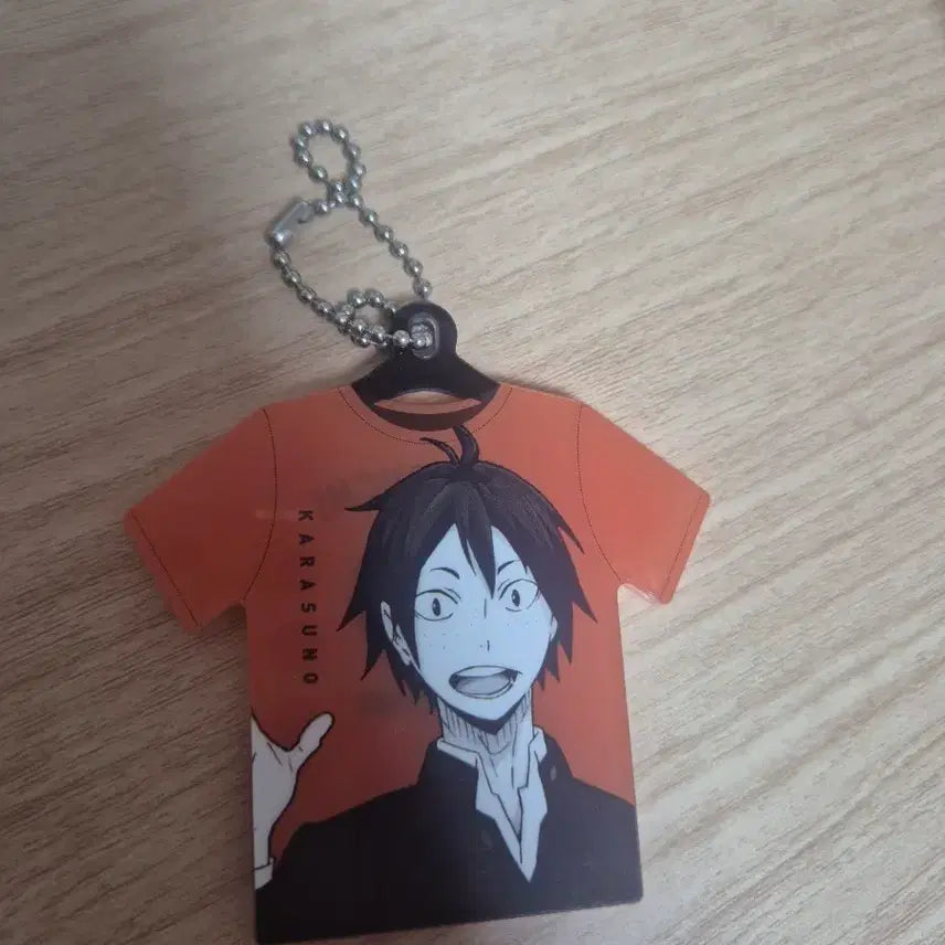 [BUNJANG] Haikyu Yamaguchi T-shirt Acrylic Keychain / 하이큐 야마구치 굿즈 티셔츠 아크릴 키링