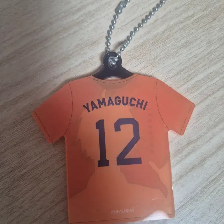 [BUNJANG] Haikyu Yamaguchi T-shirt Acrylic Keychain / 하이큐 야마구치 굿즈 티셔츠 아크릴 키링