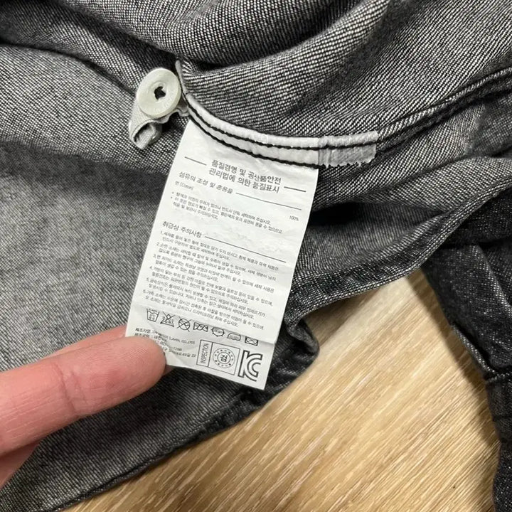 [BUNJANG] LMC Oversized Black Denim Shirt / LMC 오버핏 블랙데님 셔츠