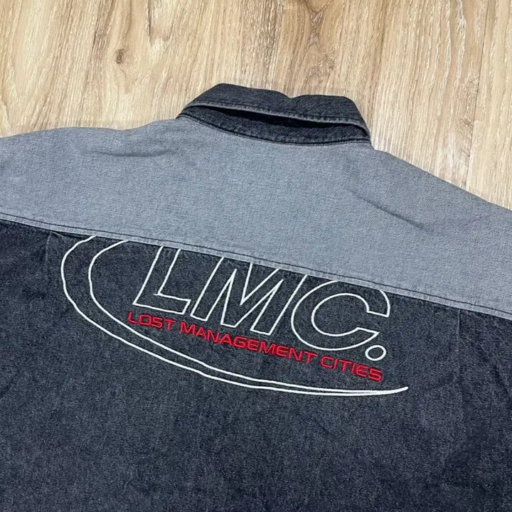 [BUNJANG] LMC Oversized Black Denim Shirt / LMC 오버핏 블랙데님 셔츠