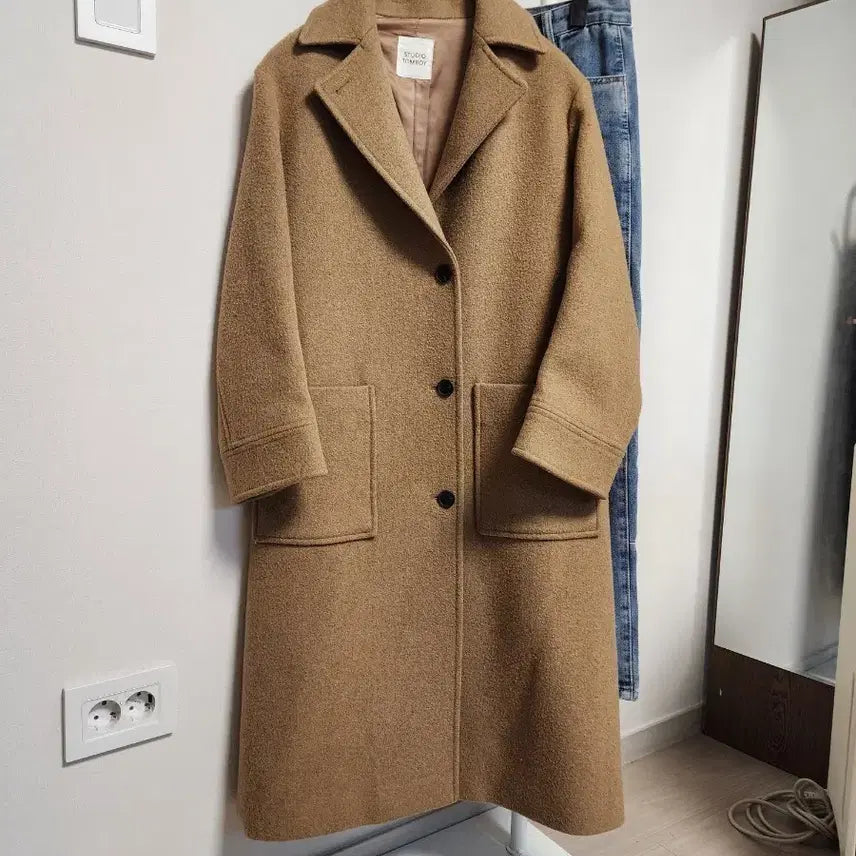 [BUNJANG] Studio Tomboy Wool Long Coat / 스튜디오 톰보이 울 롱코트