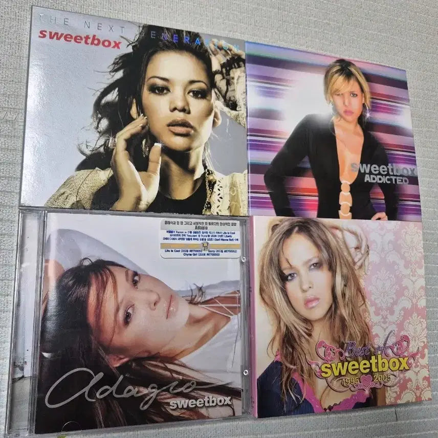 [BUNJANG] Sweetbox CD Album Bundle Set / 스위트박스 CD 앨범 (4장) sweetbox