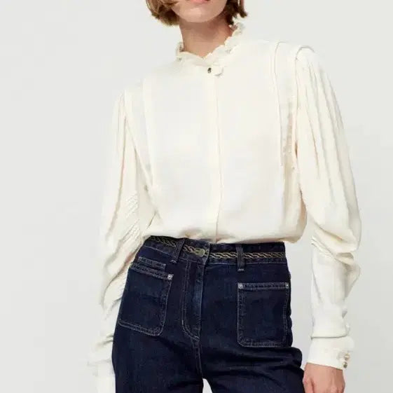 [BUNJANG] Berenice Volume Sleeve Blouse / 베르니스 berenice 볼륨 슬리브 블라우스  36 사이즈  정품