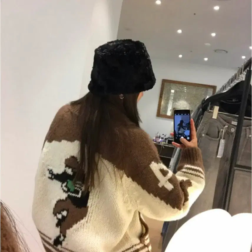 [BUNJANG] WeAre Rugby Cardigan (Brown) / 위아 럭비가디건 (브라운)