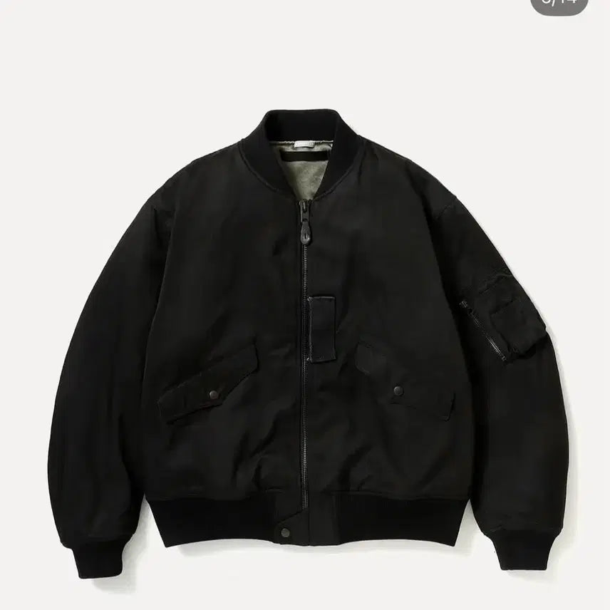 [BUNJANG] Apresse Silk Vintage Flight Jacket / 아프레쎄 실크빈티지 플라이트자켓