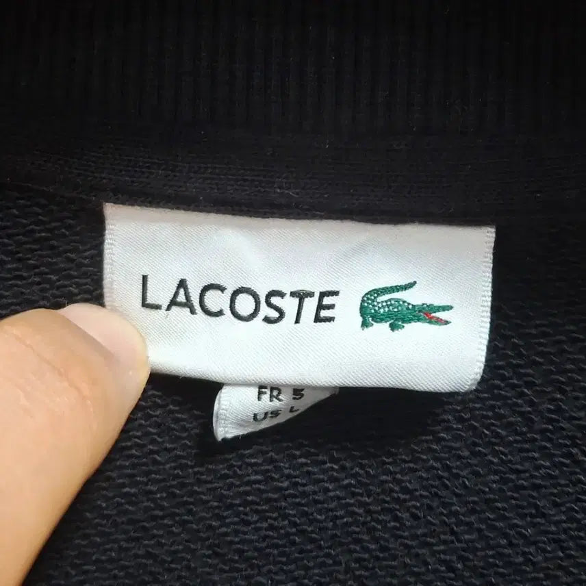 [BUNJANG] Lacoste Fit The Size Collaboration Sweatshirt / 라코스테 핏더사이즈 콜라보 맨투맨