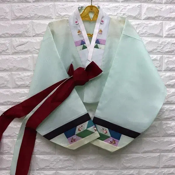 [BUNJANG] Jade Green Hanbok Jeogori Blouse / 34  옥색 한복저고리 여88키150-160/창고갤러리