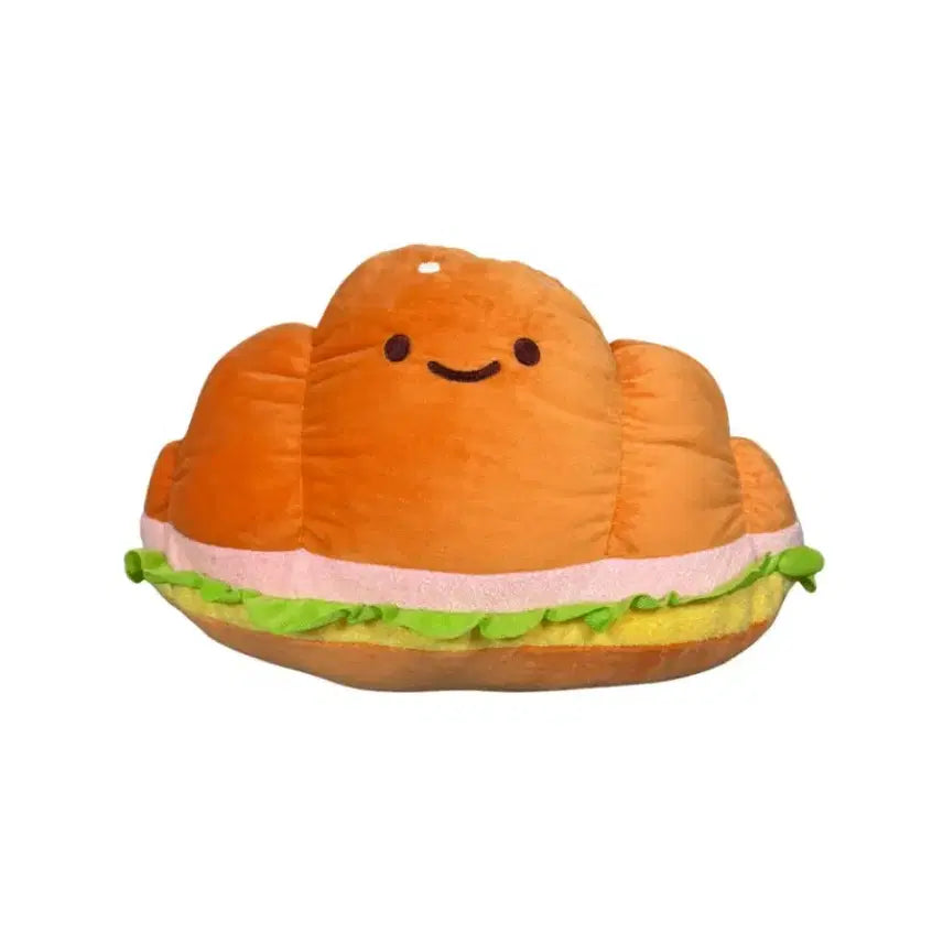 [BUNJANG] Salt Bread Sandwich Plush Cushion / 소금빵 샌드위치 인형 쿠션 (새상품)