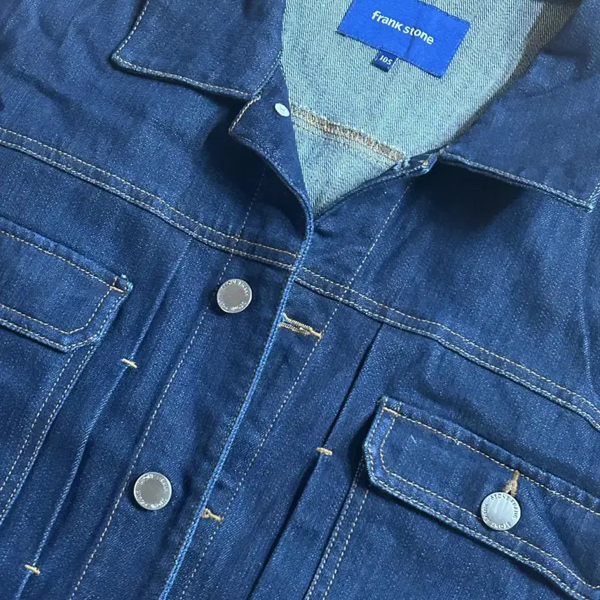 [BUNJANG] Frank Stone Denim Jacket 105 / Frank stone 남성 데님 청자켓 105