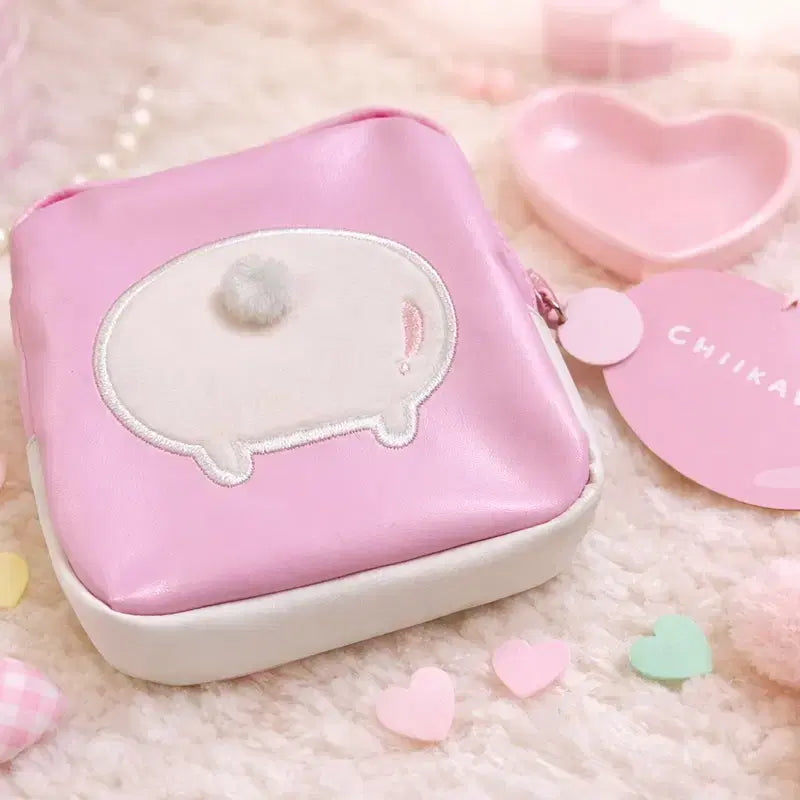 [BUNJANG] Cheekyawg Square Pouch / 먼작귀 치이카와 사각 파우치 정품 직수입