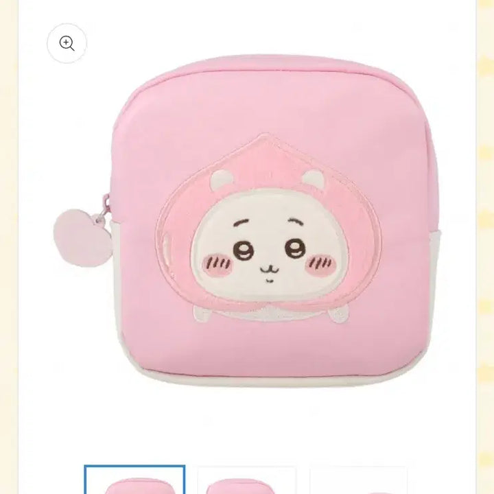 [BUNJANG] Cheekyawg Square Pouch / 먼작귀 치이카와 사각 파우치 정품 직수입