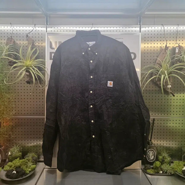[BUNJANG] Carhartt Black Corduroy Shirt XL / 칼하트 블랙 코듀로이 셔츠 XL