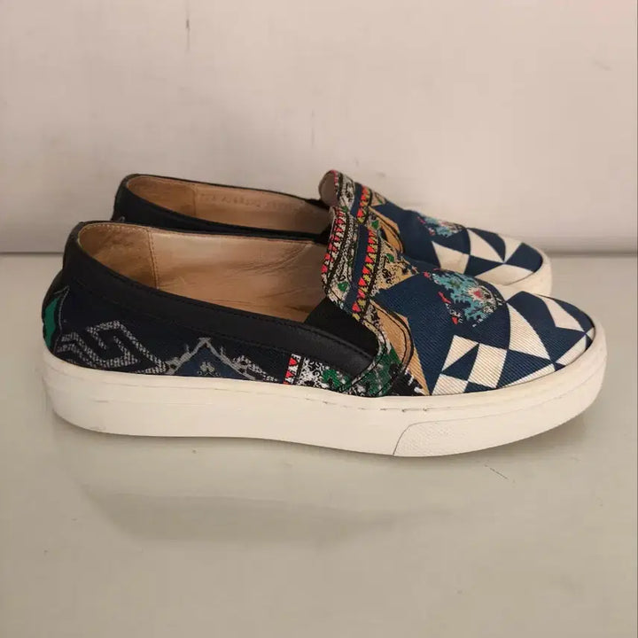 [BUNJANG] 235mm Time Pattern Slip-on / 235mm 타임 패턴 슬립온