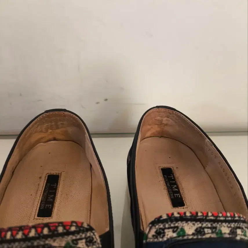 [BUNJANG] 235mm Time Pattern Slip-on / 235mm 타임 패턴 슬립온