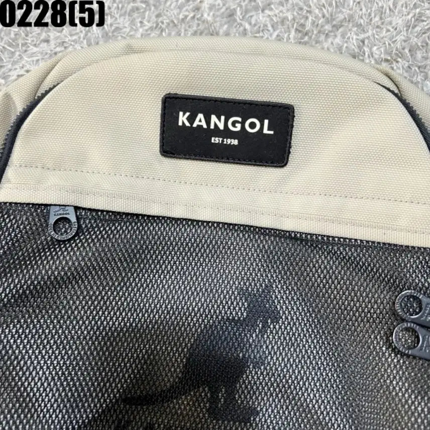 [BUNJANG] Kangol Beige Backpack Bag / 캉골 베이지 백팩 가방 0228