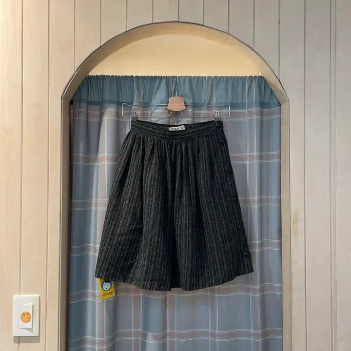 [BUNJANG] Vintage Side Button Skirt / 일본빈티지 사이드버튼스커트