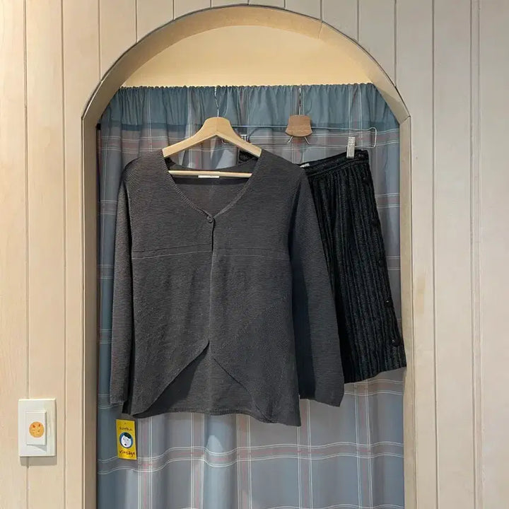 [BUNJANG] Vintage Side Button Skirt / 일본빈티지 사이드버튼스커트