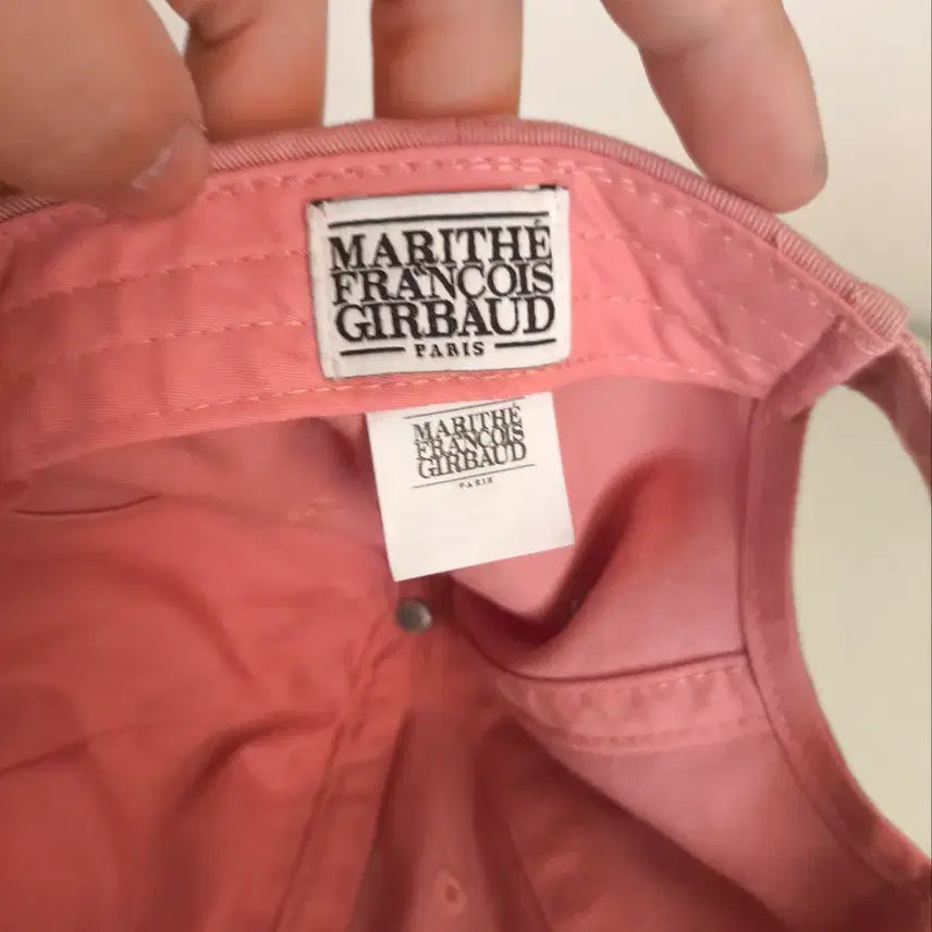 [BUNJANG] Marithe Francois Girbaud Pink Ball Cap / 마리떼 프랑소와 저버 볼캡 핑크