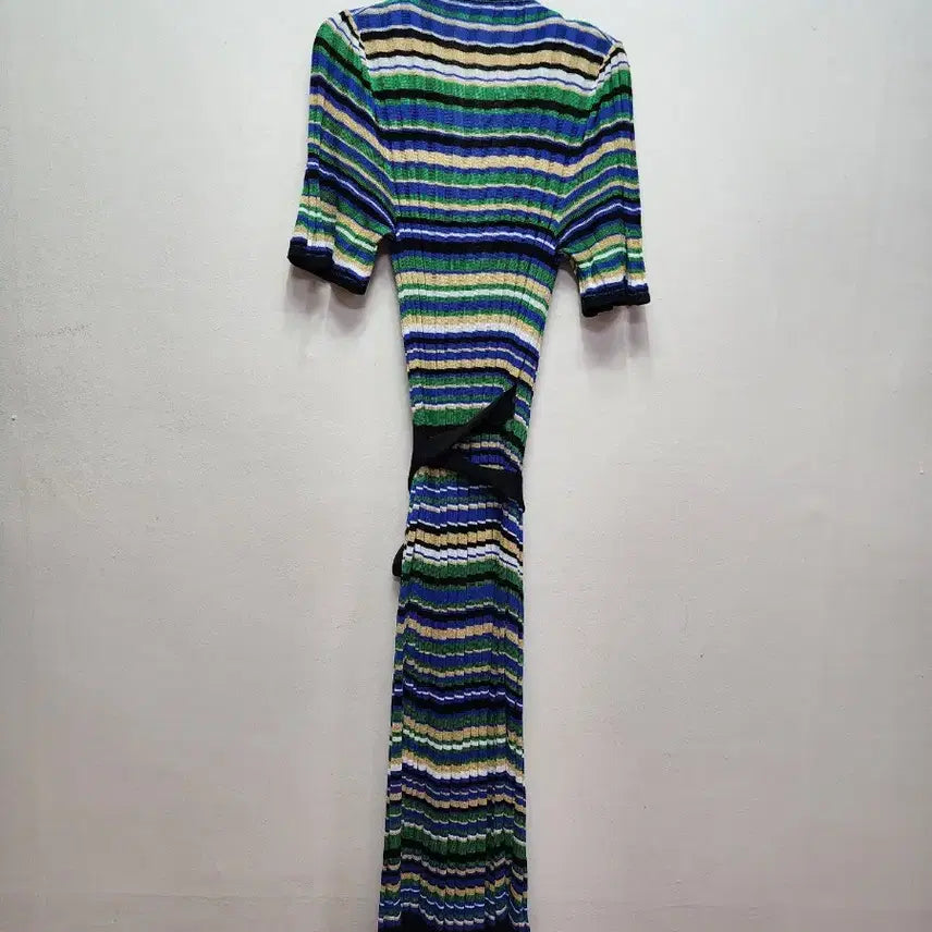 [BUNJANG] Maje Knit Wrap Long Dress / 마쥬 니트 랩 롱원피스