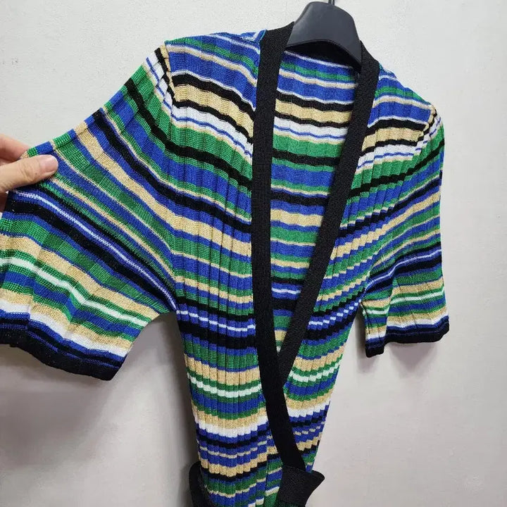 [BUNJANG] Maje Knit Wrap Long Dress / 마쥬 니트 랩 롱원피스