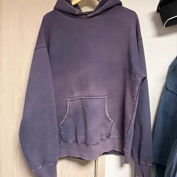 [BUNJANG] Blind Files Hood Navy Hoodie / [2] 블라인드파일즈 후드 네이비 퍼플